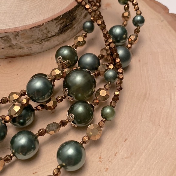 VTG- Vendome- Demi-Parure Fall Moods Necklace & Earring Set- Circa 1950s - Picture 7 of 16